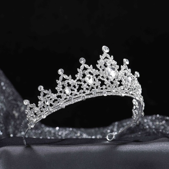 Wedding Princess Rhinestone Classic Tiaras Girl Romantic Birthday Crown main image 3